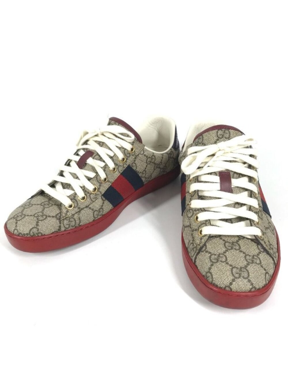 Gucci Sneakers Logo GG Supreme Canvas Beige